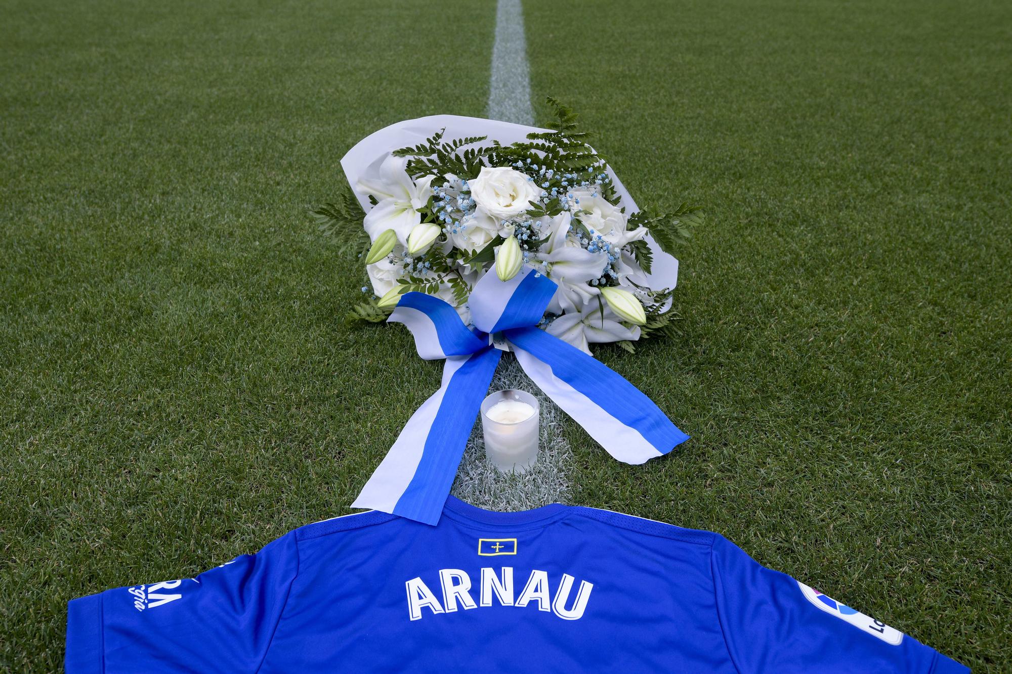 Las imágenes el homenaje a Arnau en el Tartiere