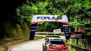 Elfyn Evans en el Rally de Japón