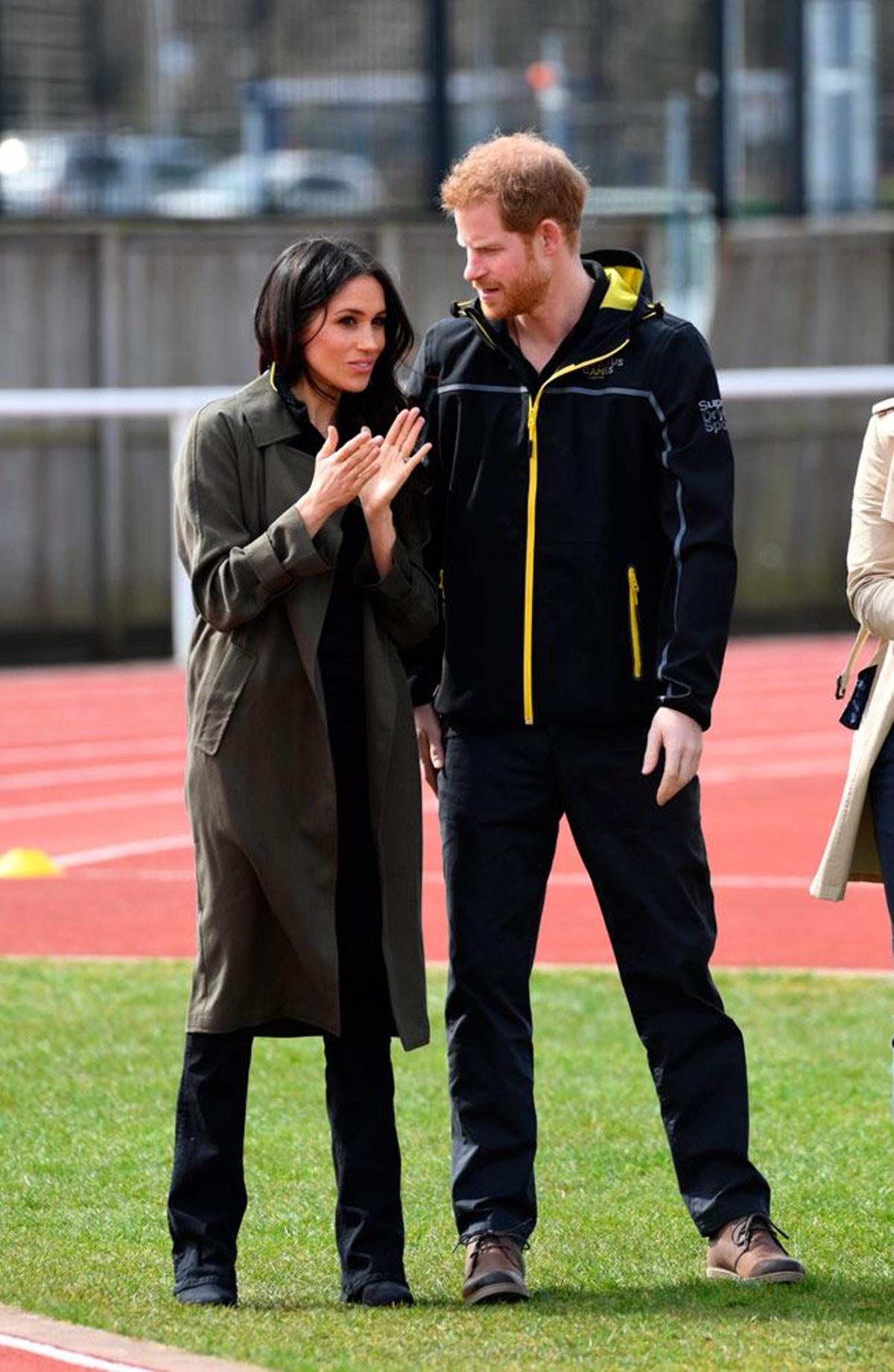 Meghan Markle y el Príncipe Harry disfrutaron de los entrenamientos de los Juegos Invictus