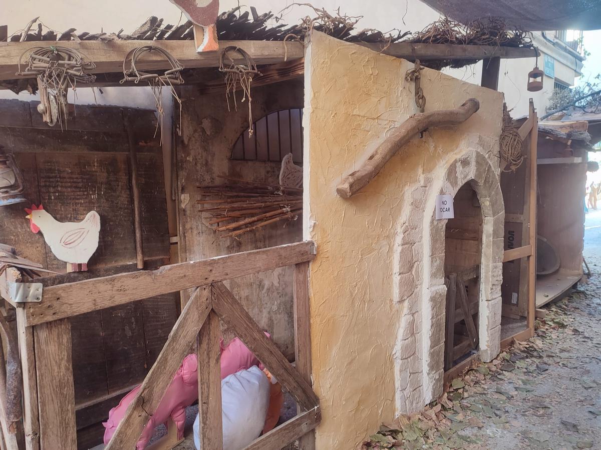 Inauguración del belén a tamaño real de Altura