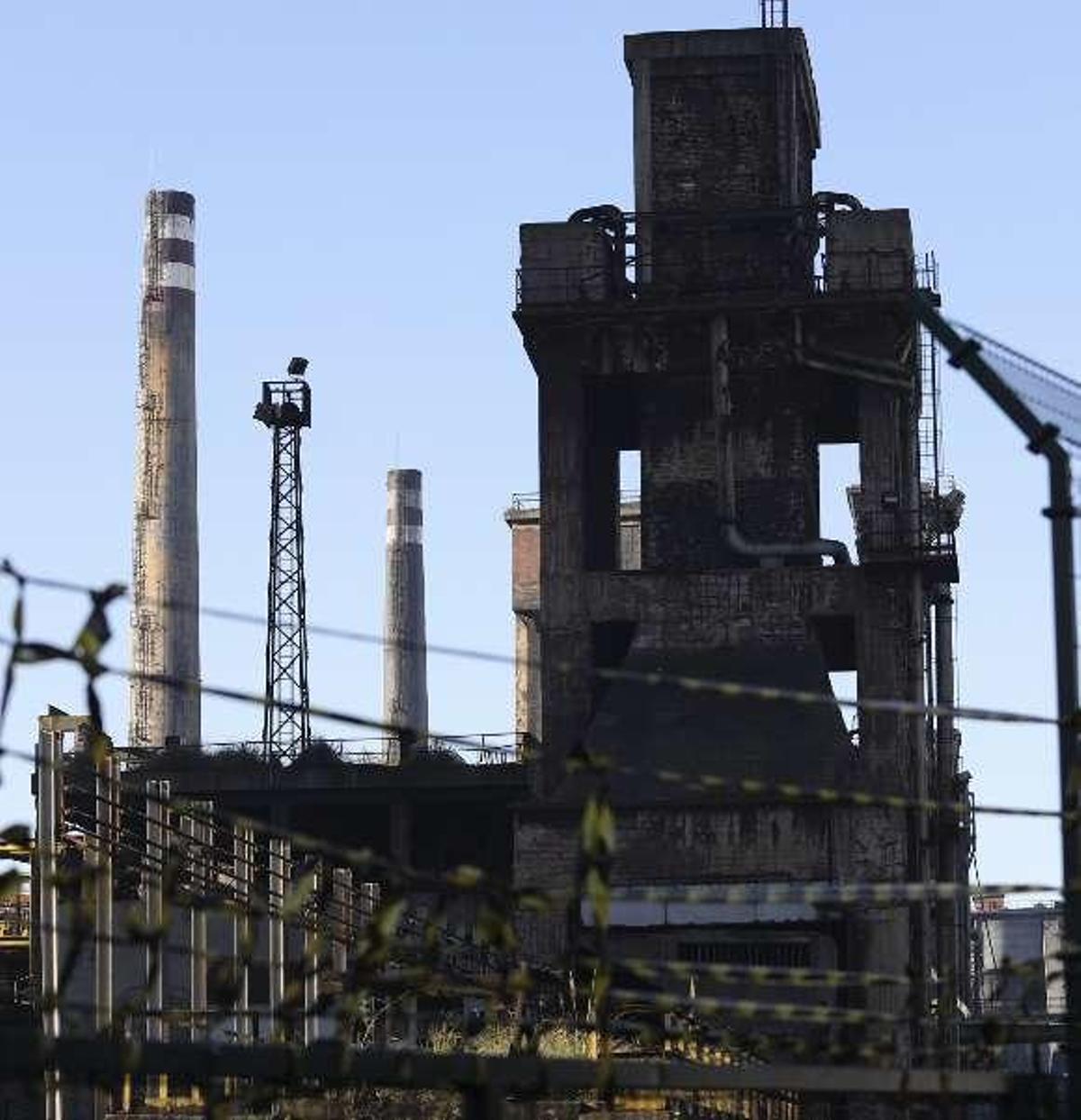 Una de las baterías avilesinas.