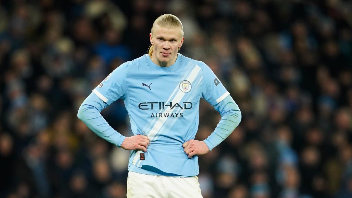 Erling Haaland no aprovechó su oportunidad para liderar en solitario la clasificación de la Bota de Oro