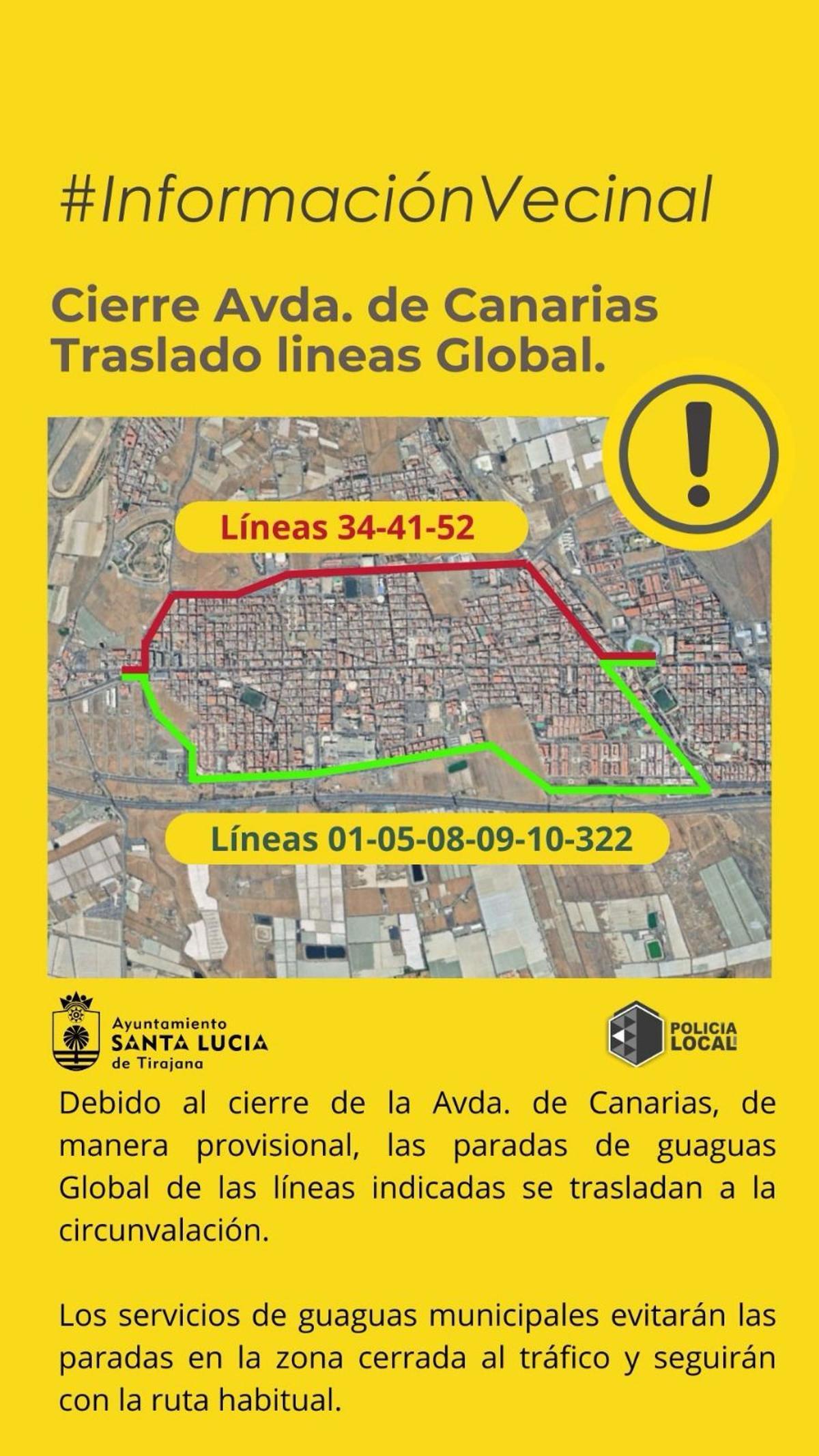 Estas paradas han cerrado por el riesgo de derrumbe de un edificio