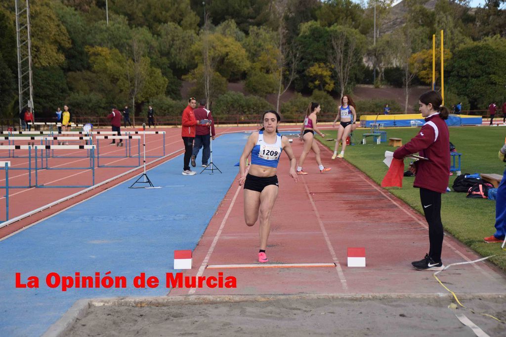 Regional absoluto y sub-23 de atletismo en Lorca (I)