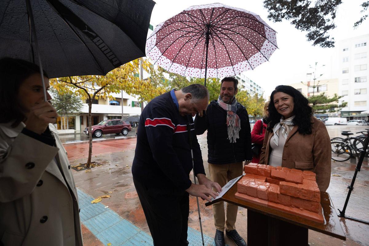 Todas las fotos de la presentación de las mejoras de accesibilidad del mausoleo romano en el Parque de la Paz