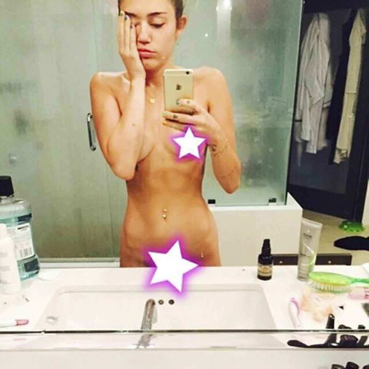 VMA 2015 en Instagram: Miley Cyrus se desnuda