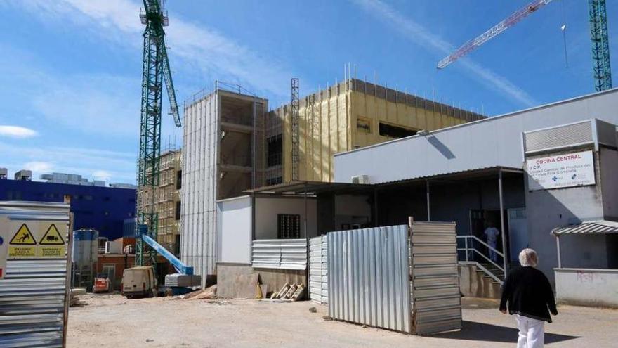 La segunda fase del hospital toma cuerpo con la construcción de la nueva ala