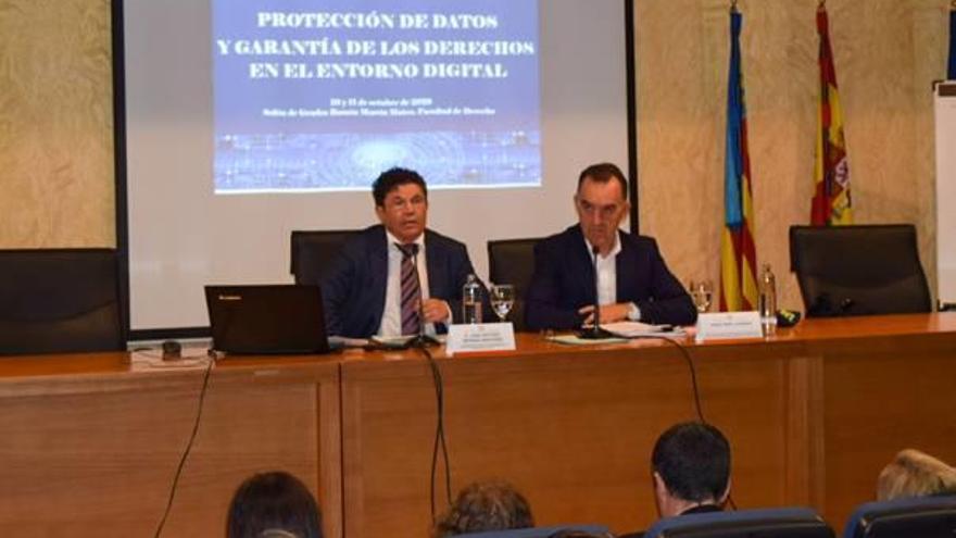 Un momento de las jornadas sobre Protección de Datos.