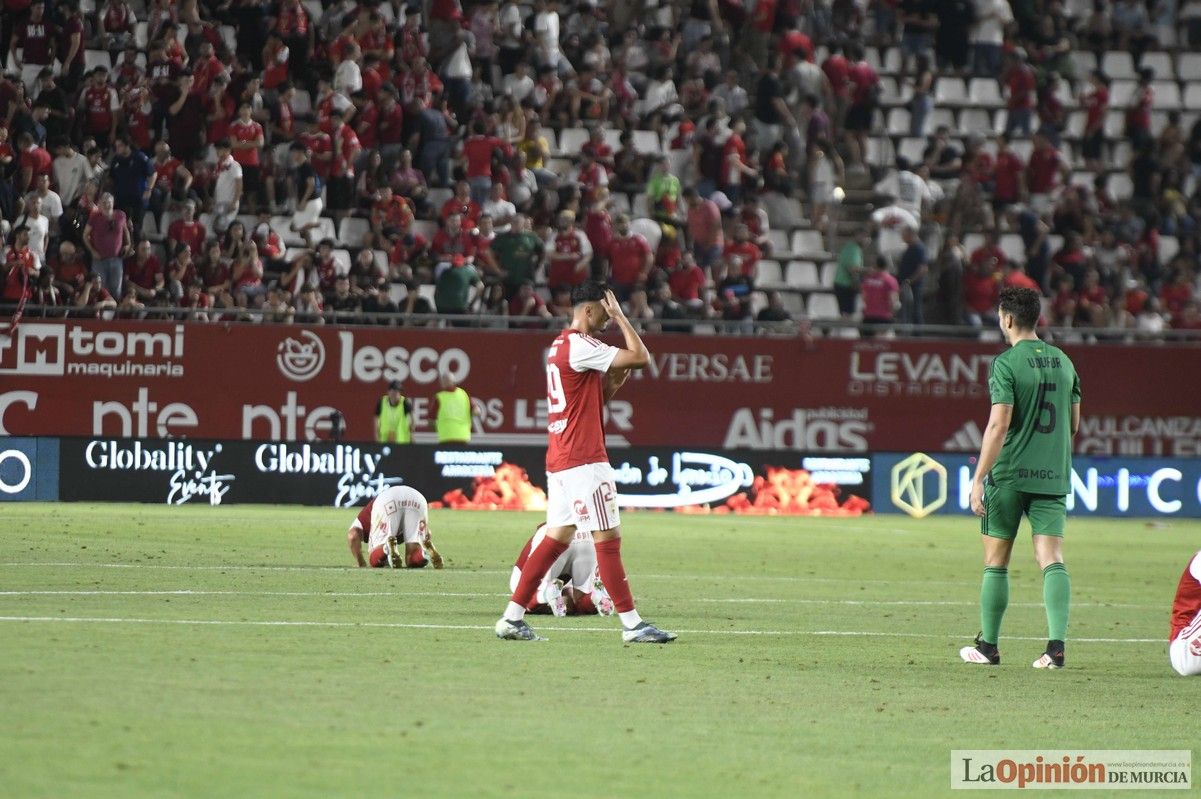 Así fue el encuentro del play off del Real Murcia y el Nástic en la lucha por el ascenso