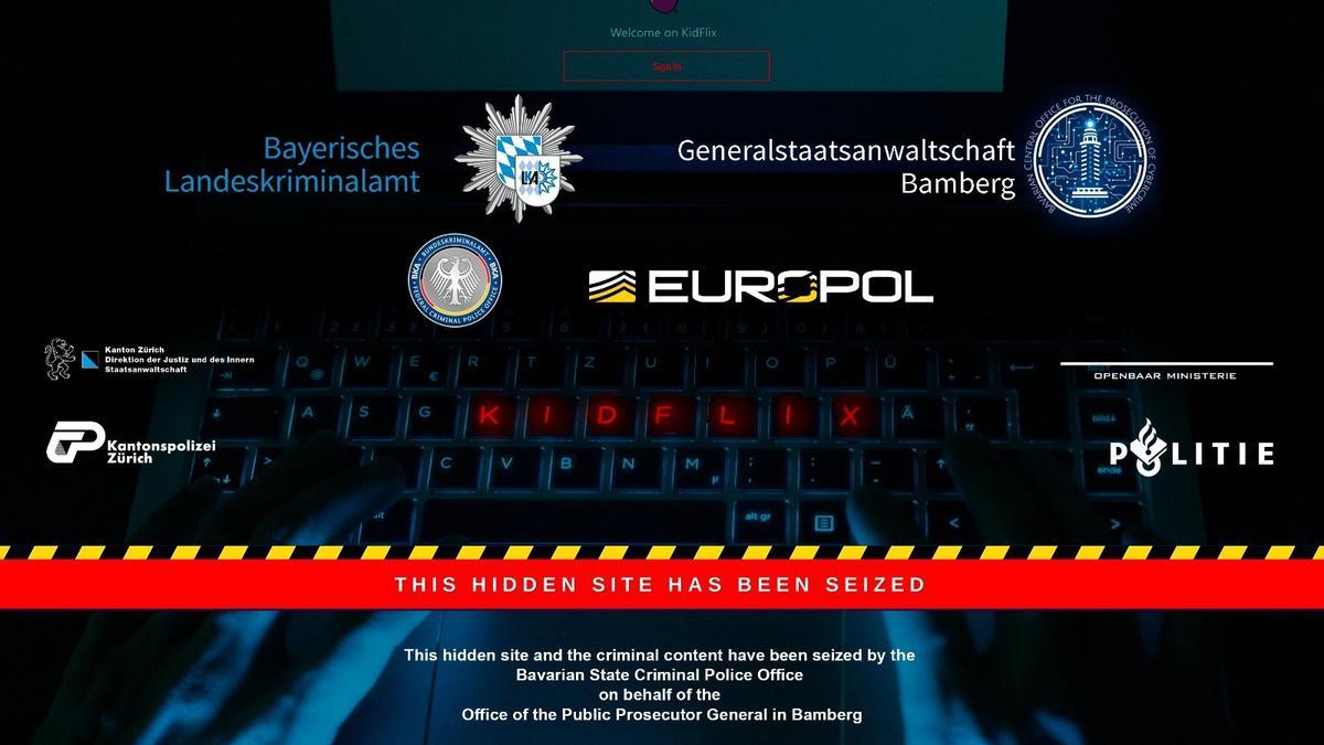 Operación contra la pedofilia cierra la plataforma Kidflix e identifica a 1.400 sospechosos, con 79 detenidos