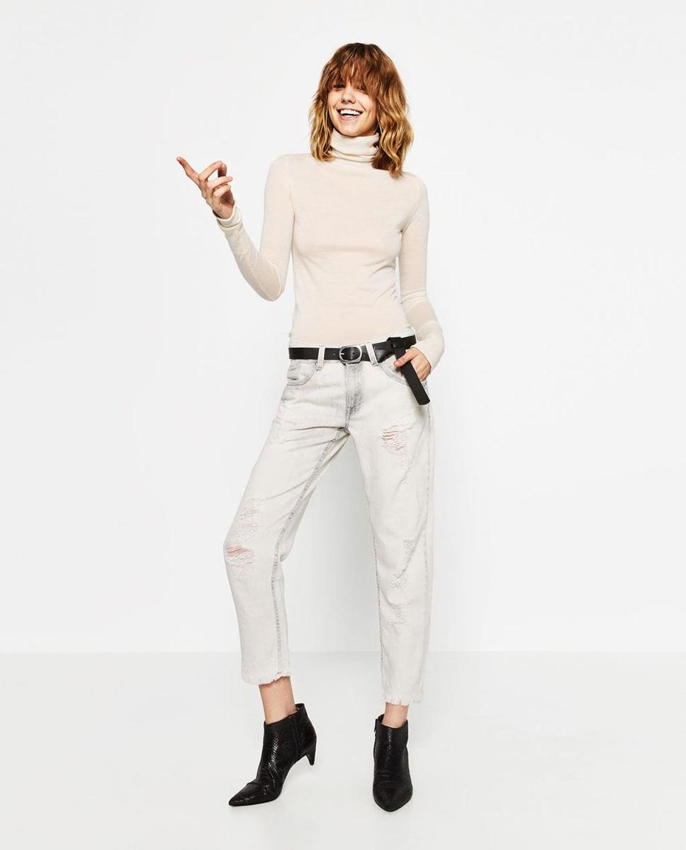 Jeans blancos, Zara