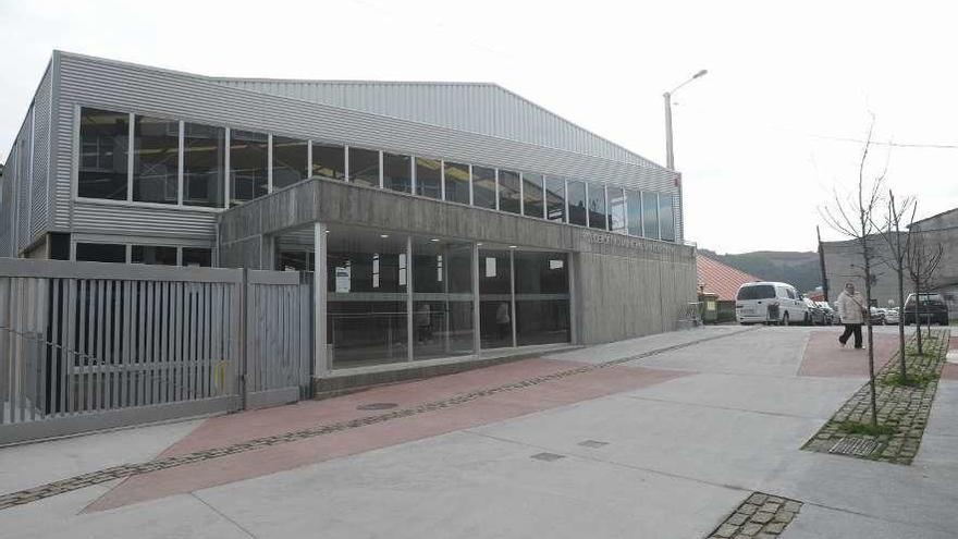 Polideportivo de Meicende, en el que se han registrado algunas incidencias.