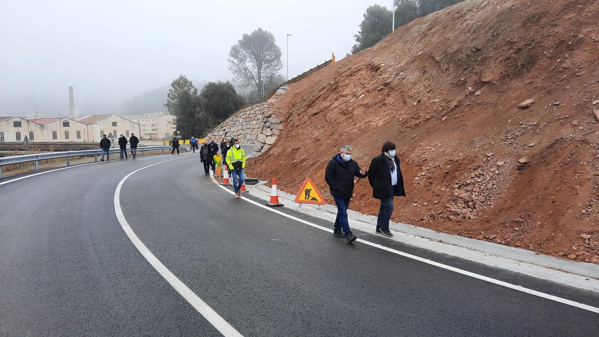 Les millores a la carretera d&#039;accés a Valls de Torroella s&#039;han inaugurat aquest dimarts