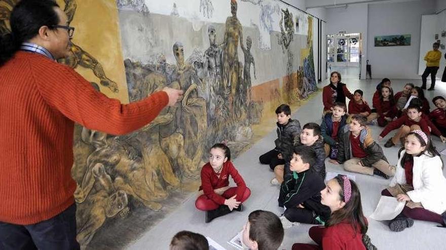 Visita de alumnos del Sagrado Corazón al Espazo Xove