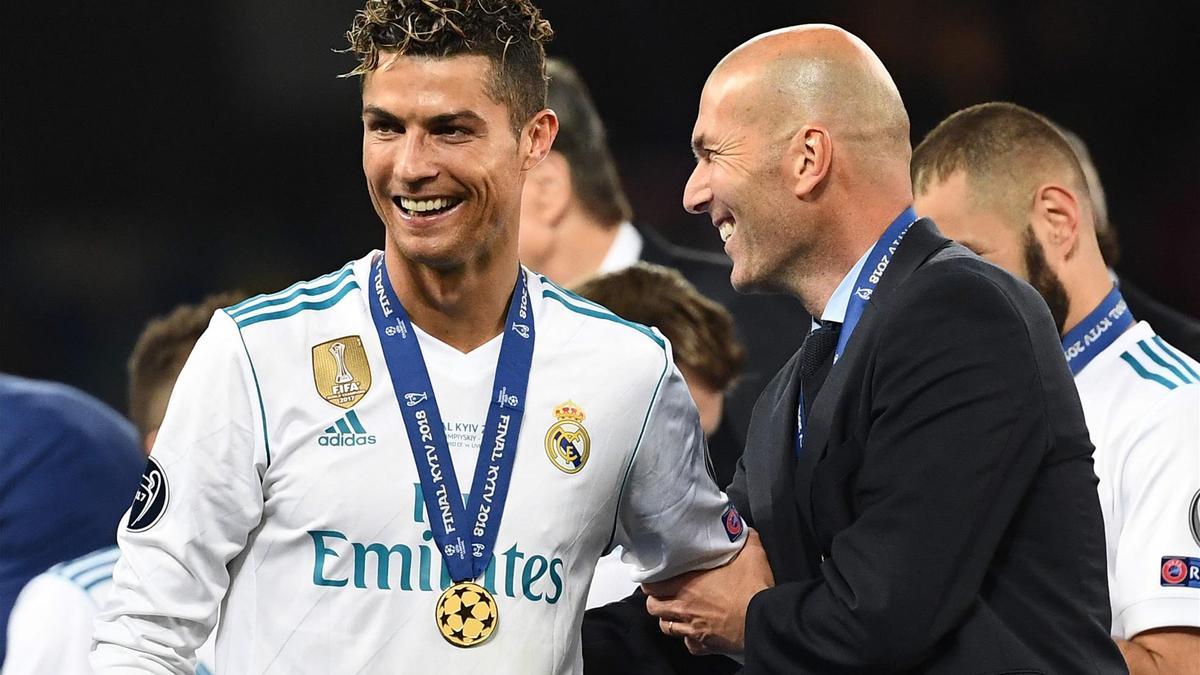 Zinedine Zidane no descarta reunirse de nuevo con Cristiano Ronaldo en el Real Madrid
