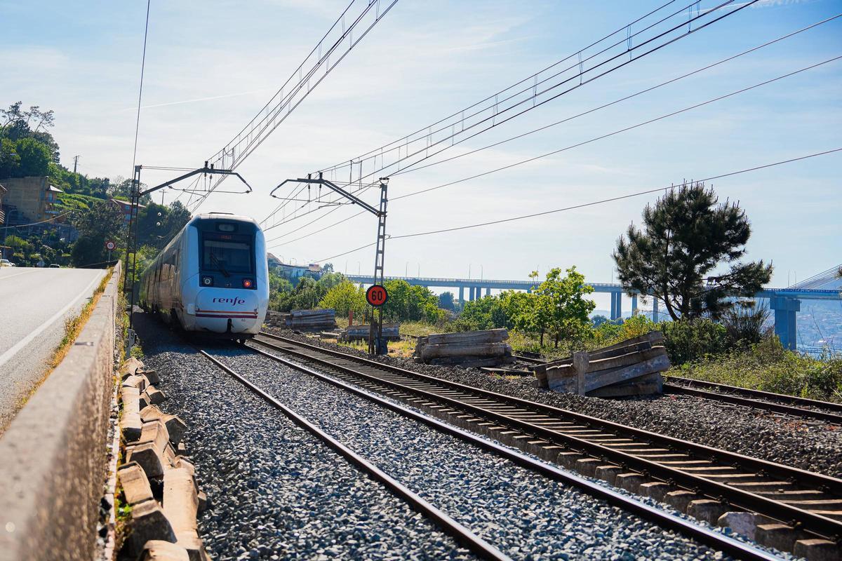El avance de las obras del Corredor Atlántico cortan el acceso en ferrocarril a Vigo desde el martes