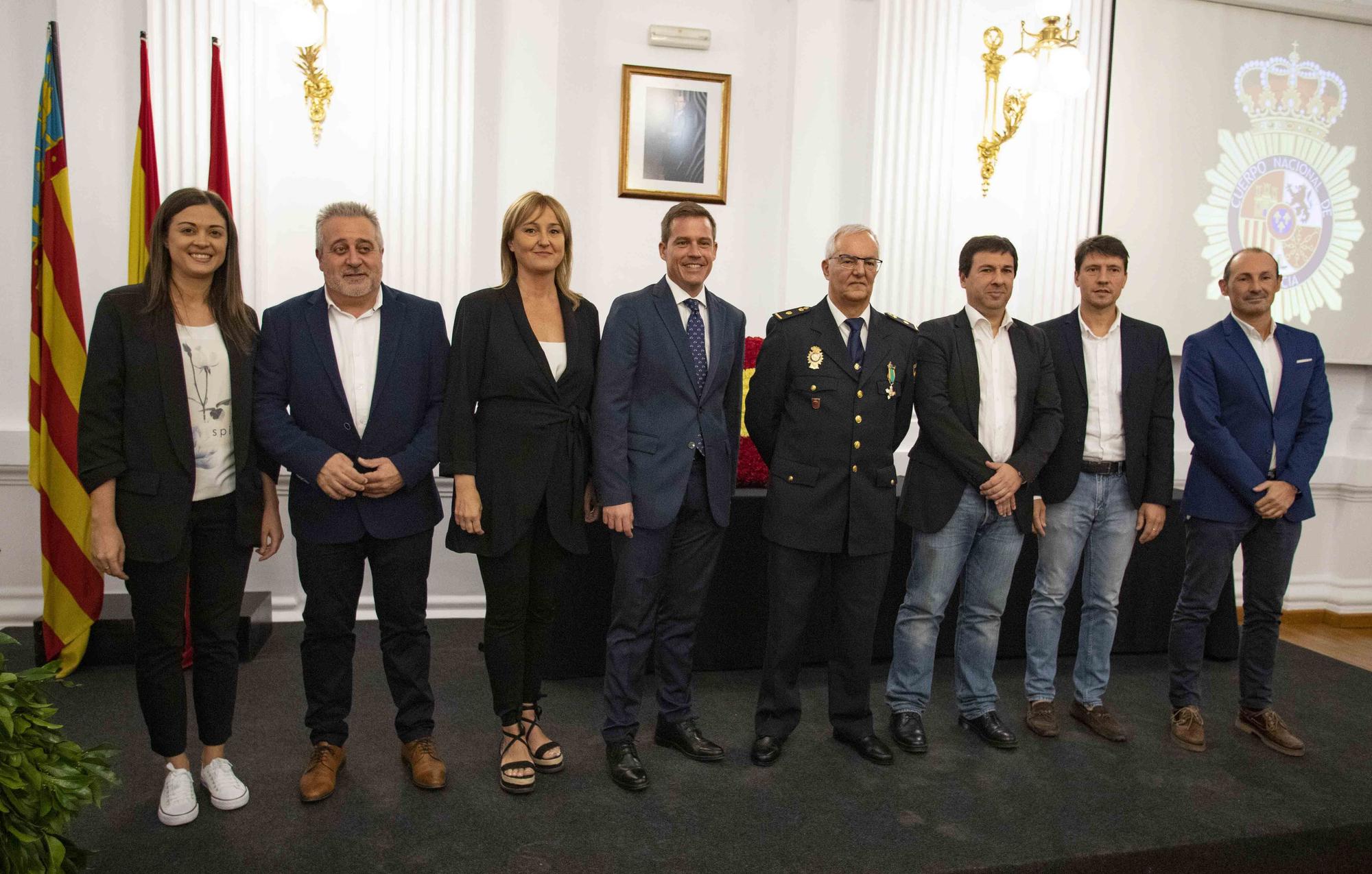 La Policía Nacional celebra en Xàtiva el acto tradicional de los santos custodios