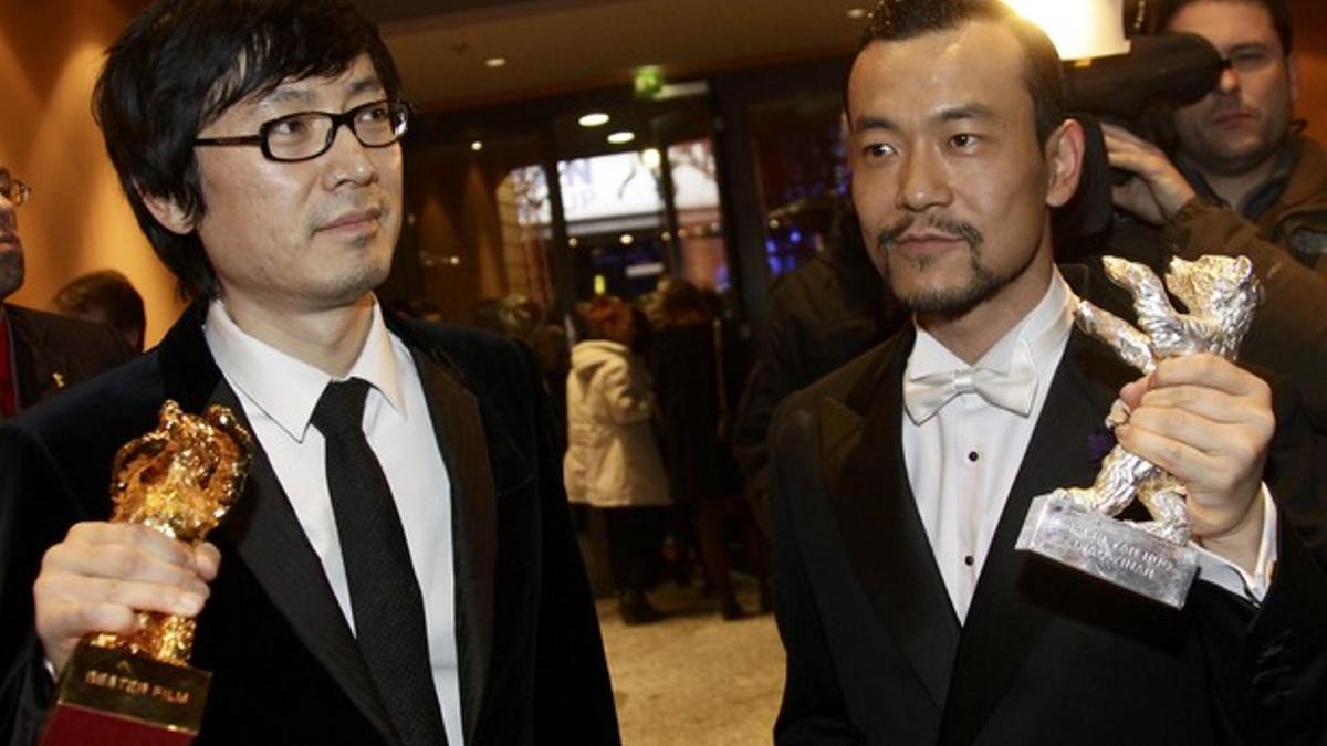 El actor Liao Fan y el director Diao Yinan.