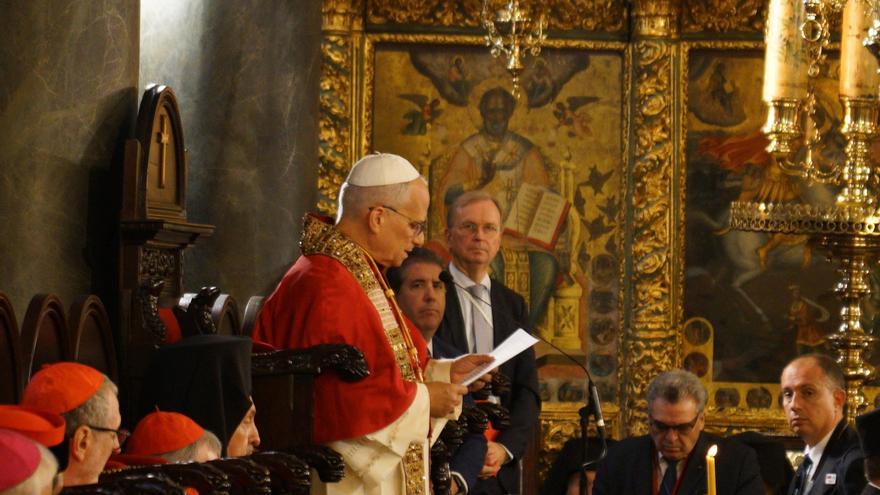 León XIV: "La Santa Sede lleva años apoyando la propuesta de una solución de dos Estados"