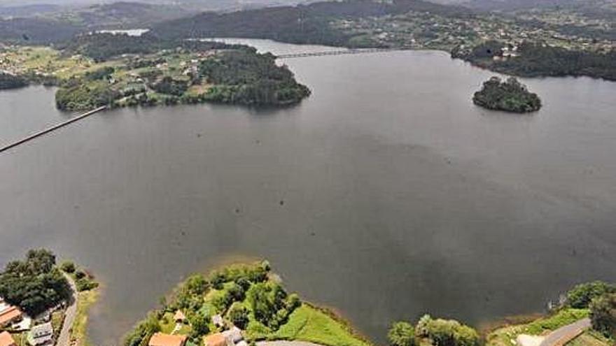 Zona de Orto, junto al embalse de Cecebre.