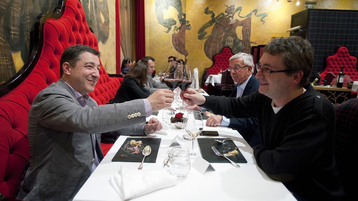 Joan Roca y Andoni Luis Aduriz, cena a cuatro manos en Roca Moo