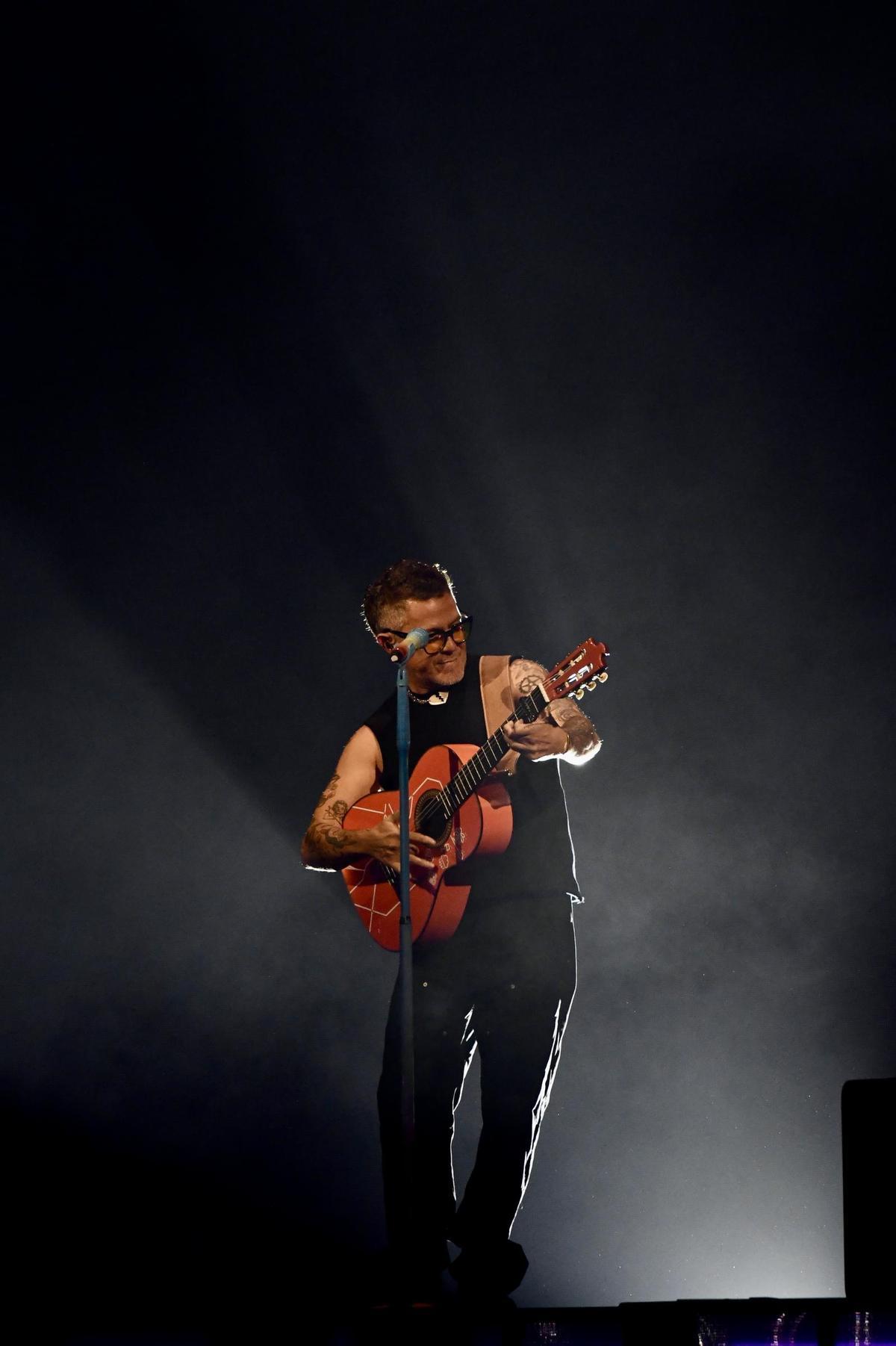 El primer concierto de Alejandro Sanz en Murcia, en imágenes El primer concierto de Alejandro Sanz en Murcia, en imágenes