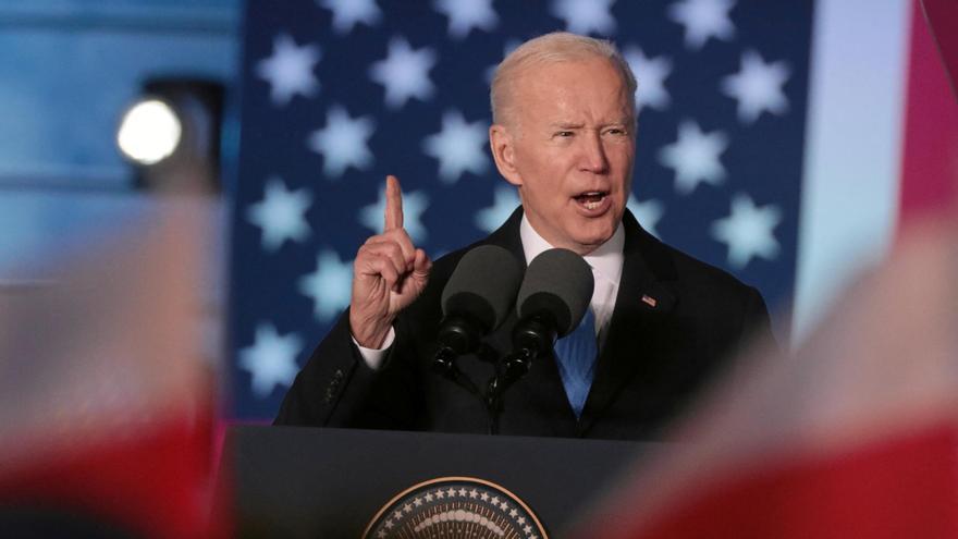 Biden: "Putin no puede permanecer en el poder"