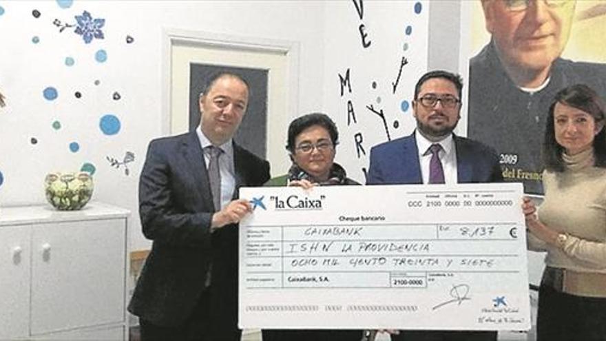 La caixa colabora con el instituto hogar nazaret