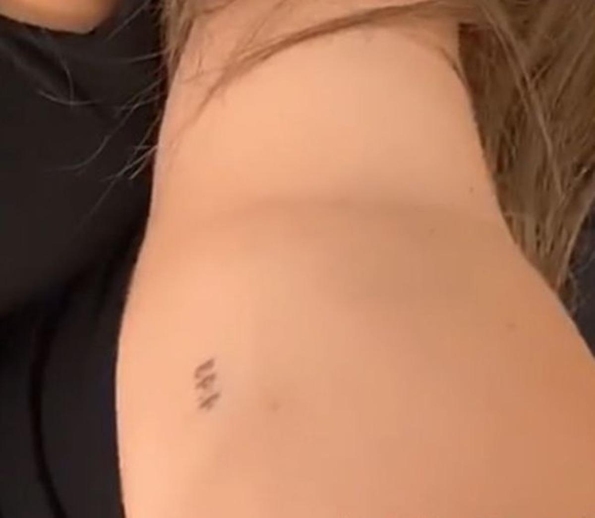 Tatuaje de Kylie Jenner en el brazo en honor a su hija Stormi