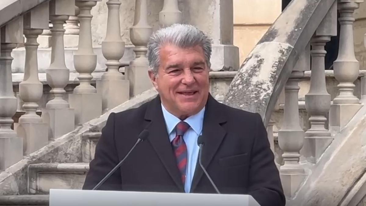 Laporta, presidente del Barça