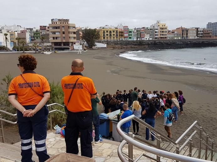 Talleres de reciclaje, limpieza de residuos en La Garita