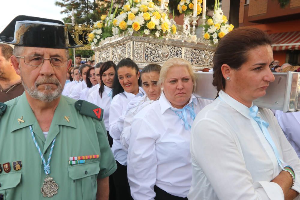 Procesión de la Virgen de Fátima.