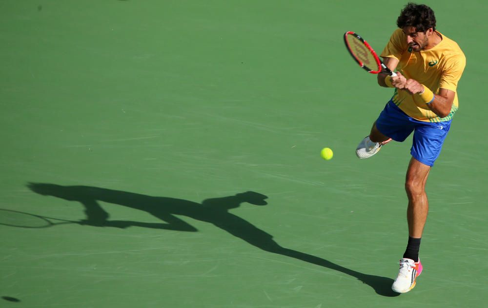 Imágenes del partido entre Nadal y Bellucci.