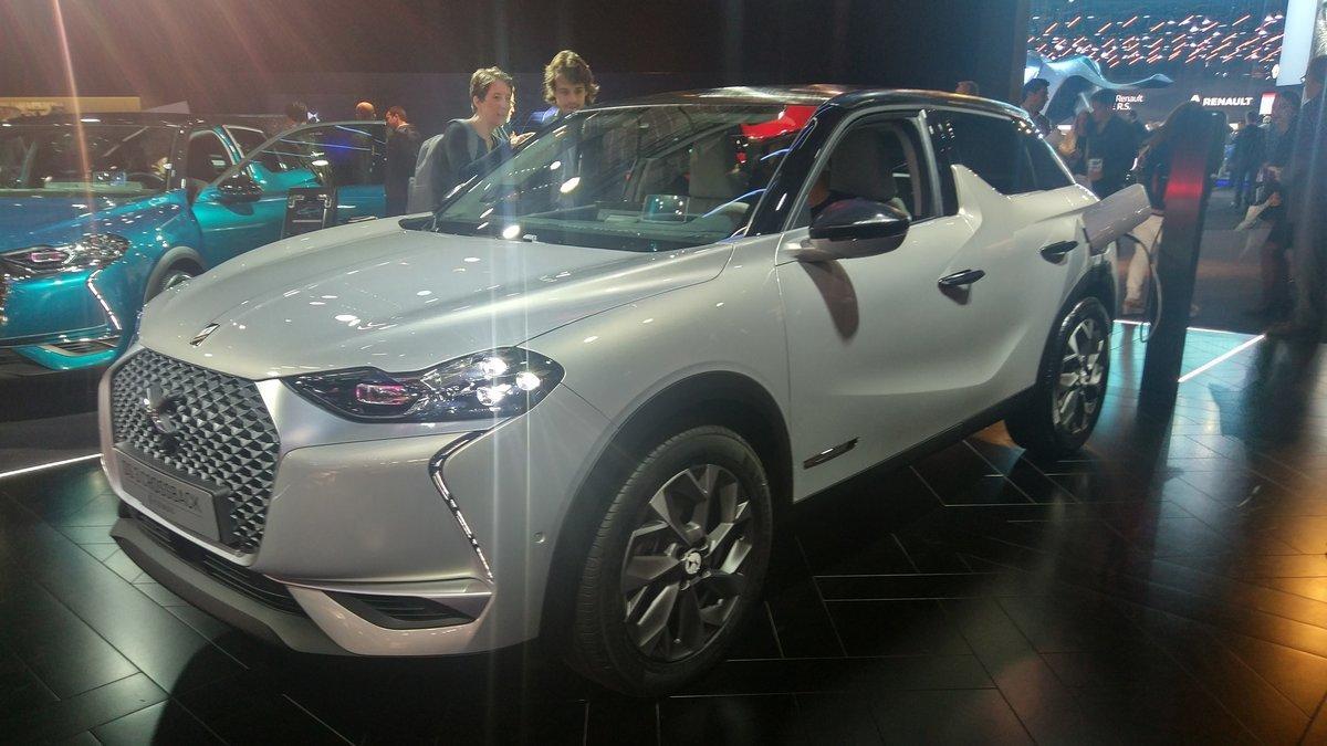 DS3 Crossback E-Tense en el Salón de París.