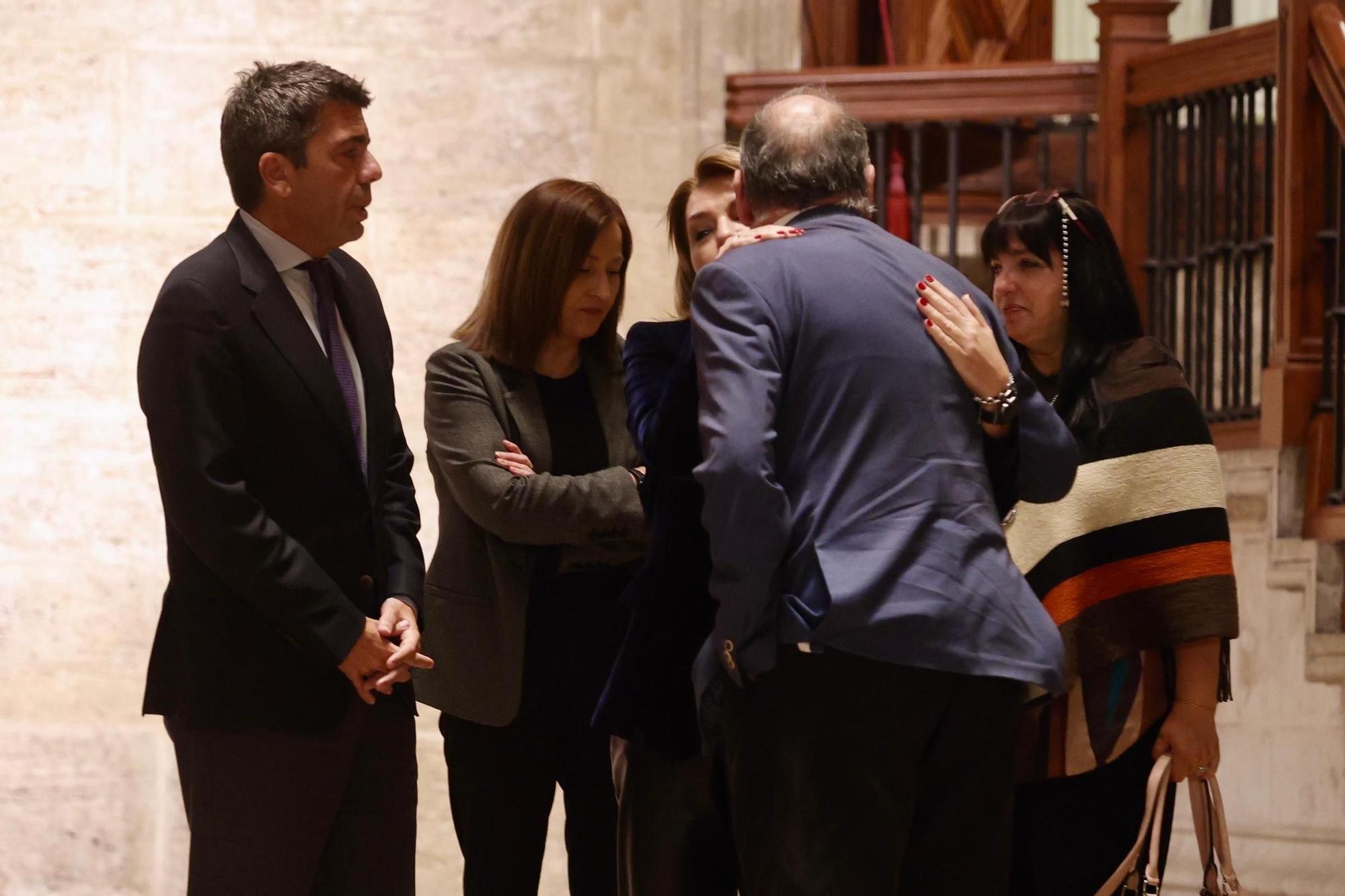 Reunión del representante de las víctimas de la dana con Carlos Mazón