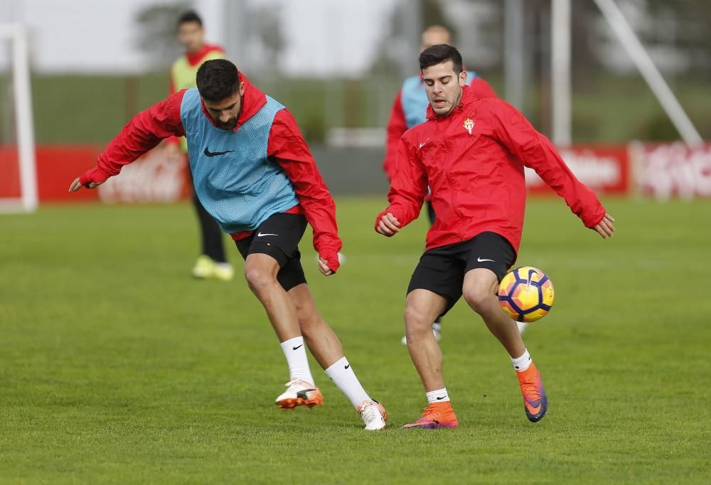 Entrenamiento del Sporting