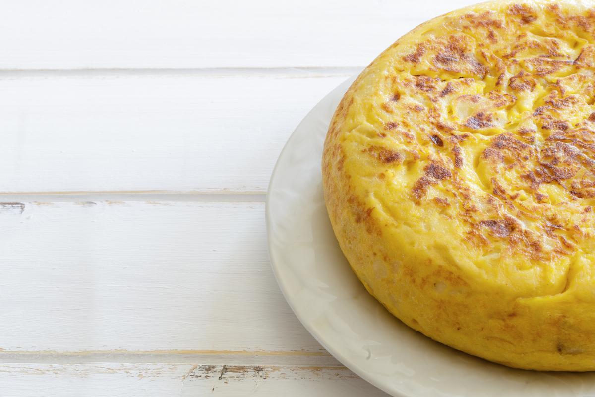 Una tortilla de patatas.