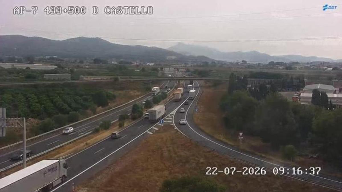 Imagen de la AP-7 de Castelló