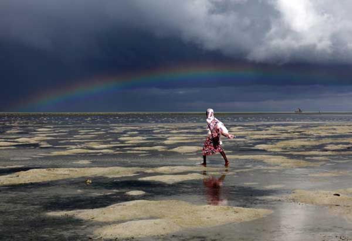 Playa de Fumba, en el suroeste de la isla de Unguja, en Zanzíbar.