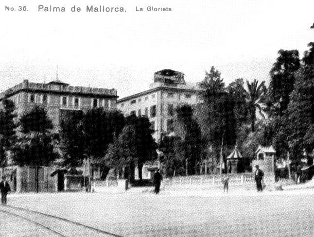 PLAZA DE LA REINA - EDIFICIOS - CAN SITJAR - PALOMAR - FOTOGRAFÍA ANTIGUA