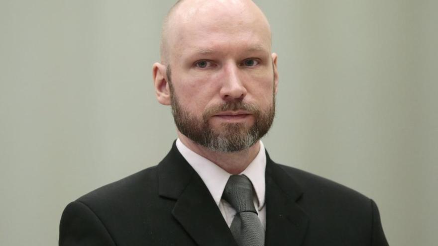 Anders Breivik, autor del asesinato de 77 personas.