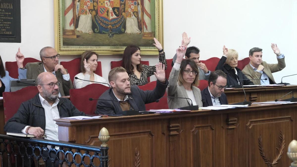 Una votación durante el pasado debate de presupuestos que tuvo lugar el lunes