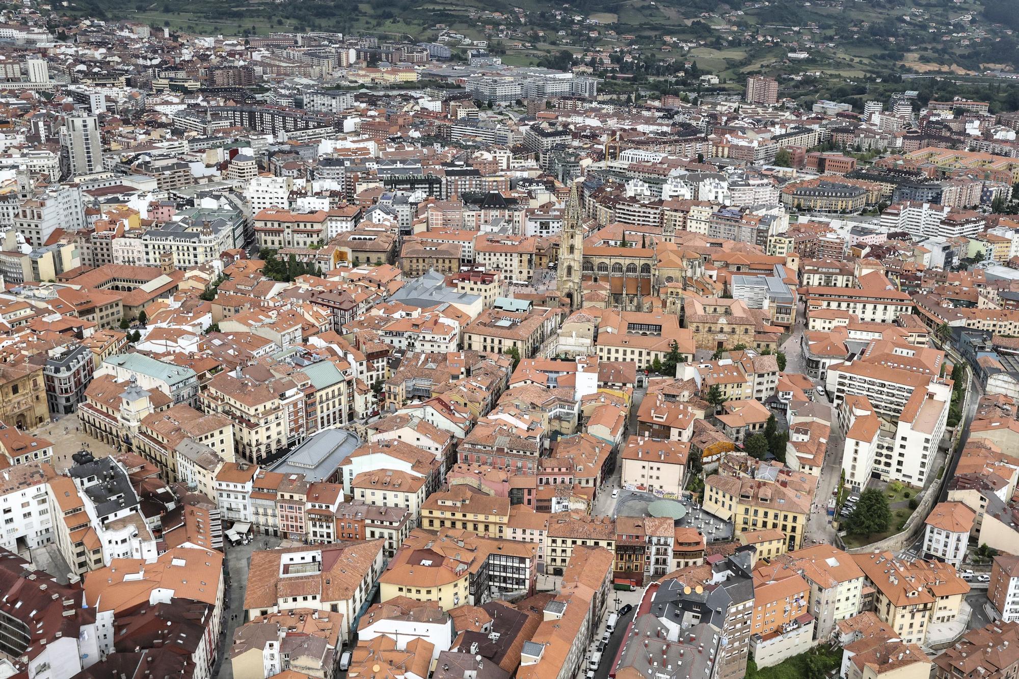 Las mejores imágenes de Oviedo desde el aire