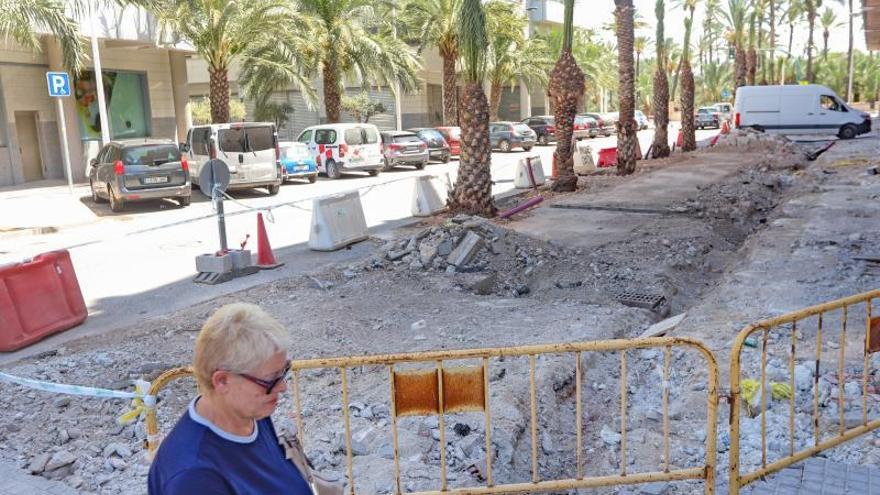 El huerto de Rastoll, cuyas obras están muy avanzadas, dejarán inhabilitado un vial. | TONY SEVILLA