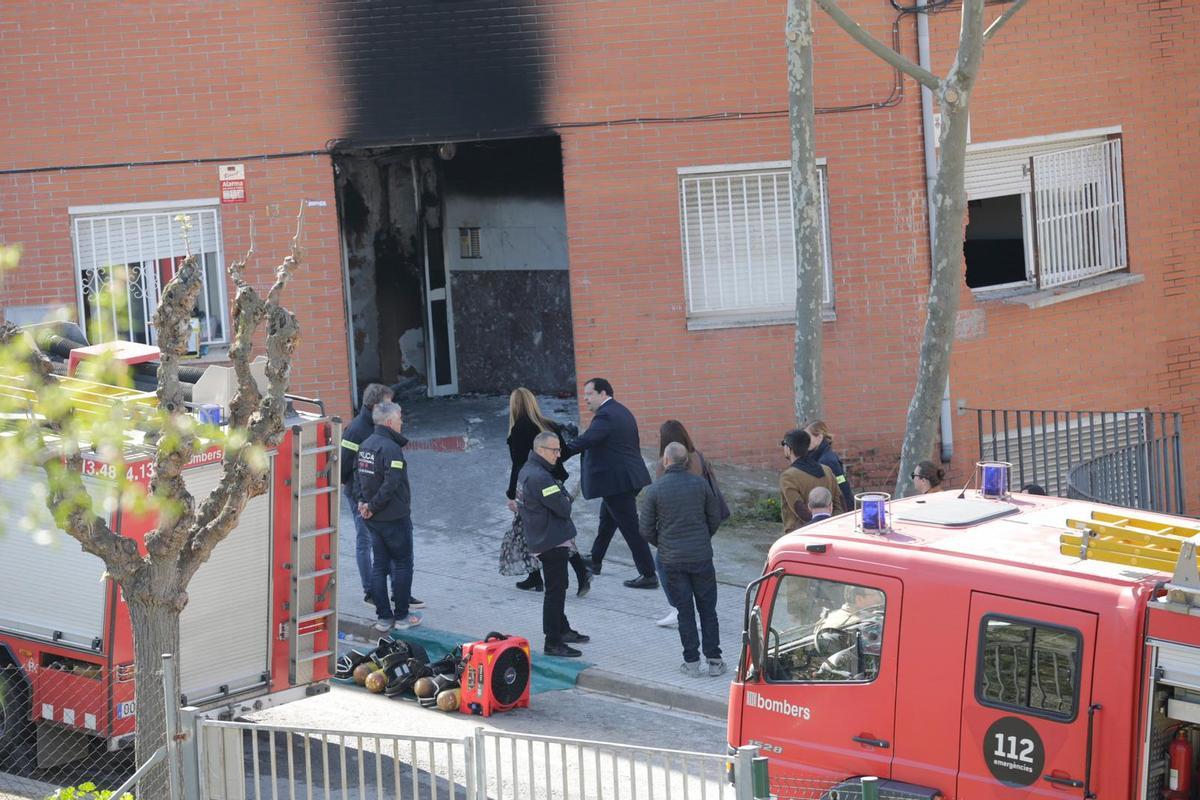 Tres muertos en el incendio de un edificio en Rubí