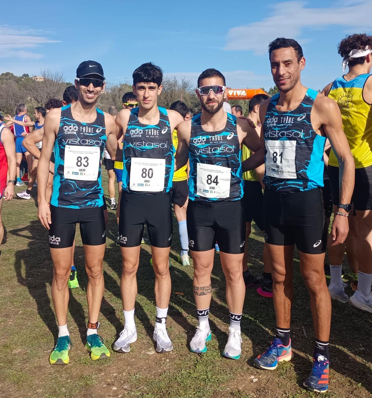 Atletismo. Campeonato de Baleares de cross. Mola, Ceballos, Sergi Niño y Aziz Boutoil le dieron el título al ADA Calvià Vistasol