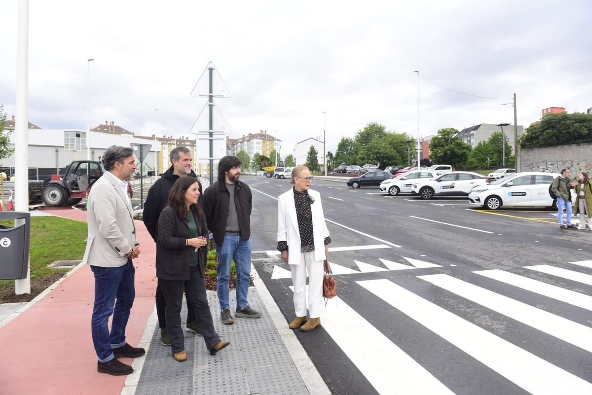 A Coruña estrena el acceso a la estación intermodal desde la avenida de A Sardiñeira