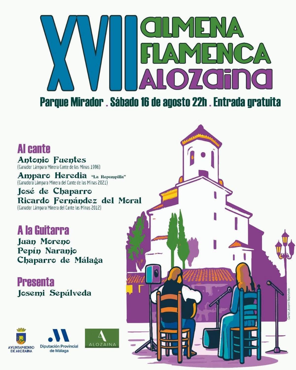 Cartel de la XVII Almena Flamenca