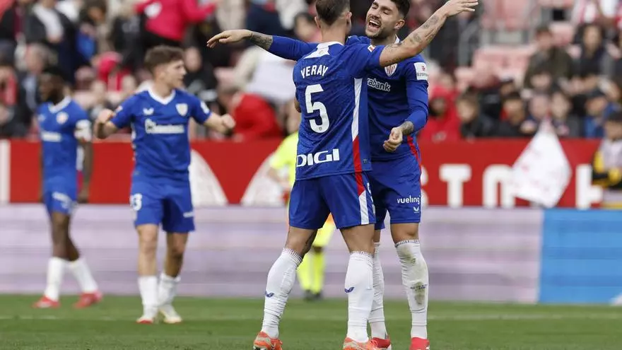 El 0-1 del Athletic en el Sevilla 0-1 Athletic de la jornada 28 de LaLiga EA Sports