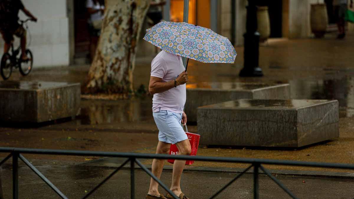 Imágenes de la lluvia torrencial en Ibiza y Formentera